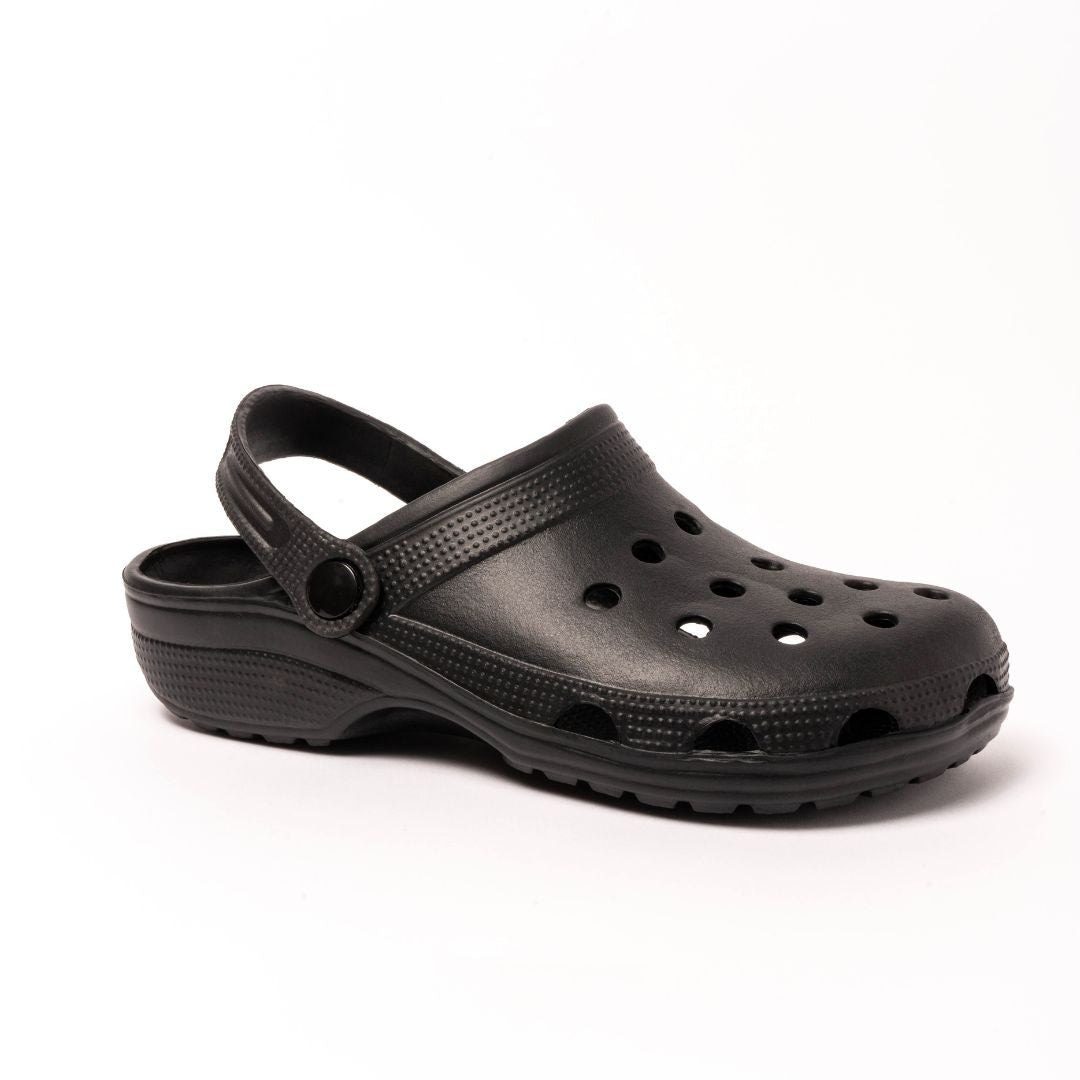 Justin Youth Black Clogs