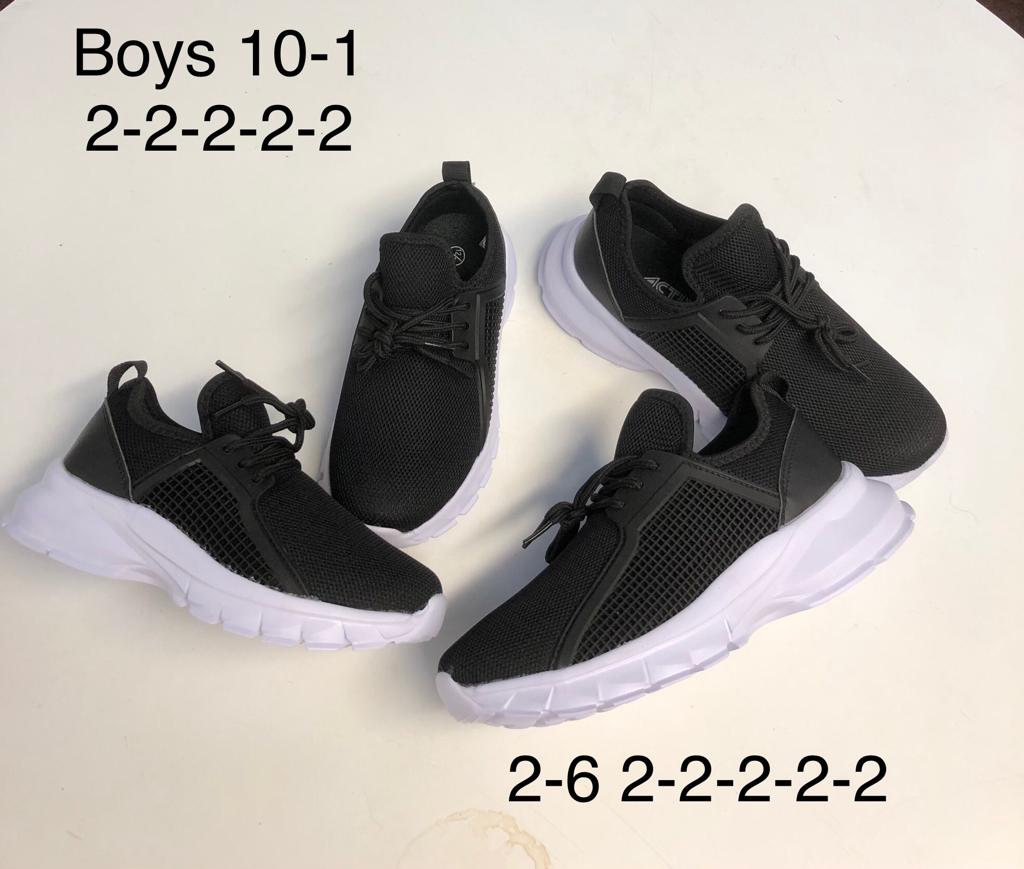 Boys black hot sale trainers uk